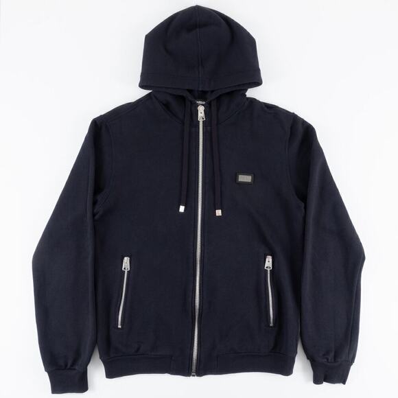Dolce & Gabbana Other - Dolce & Gabbana Cotton Silk Hoodie Men's 48 (Medium) Dark Blue